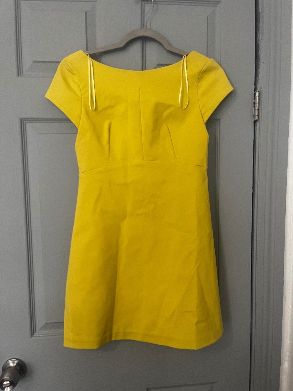 Neon Chartreuse Zara Mini Dress